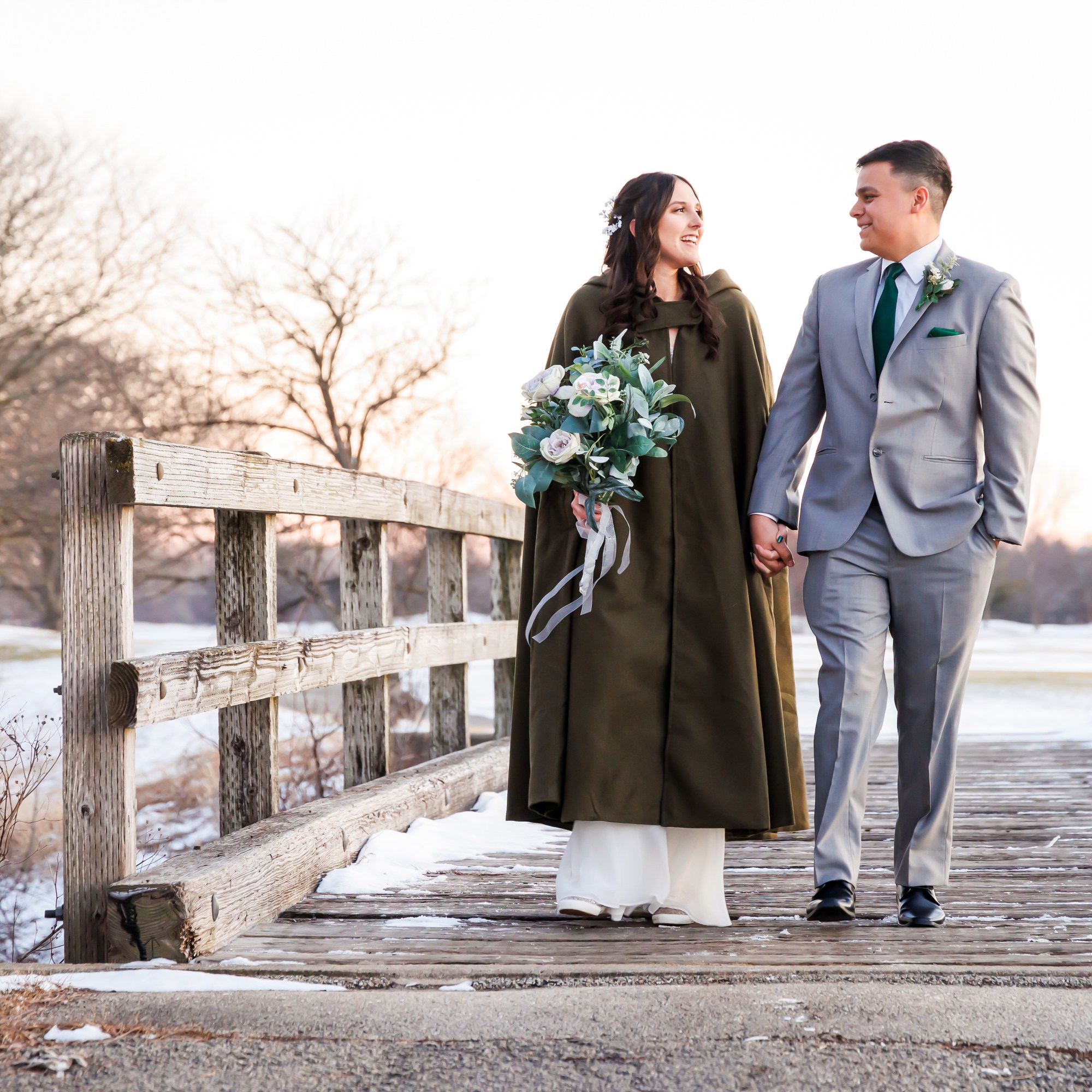 Winter Photo Op  | Wedding Gallery