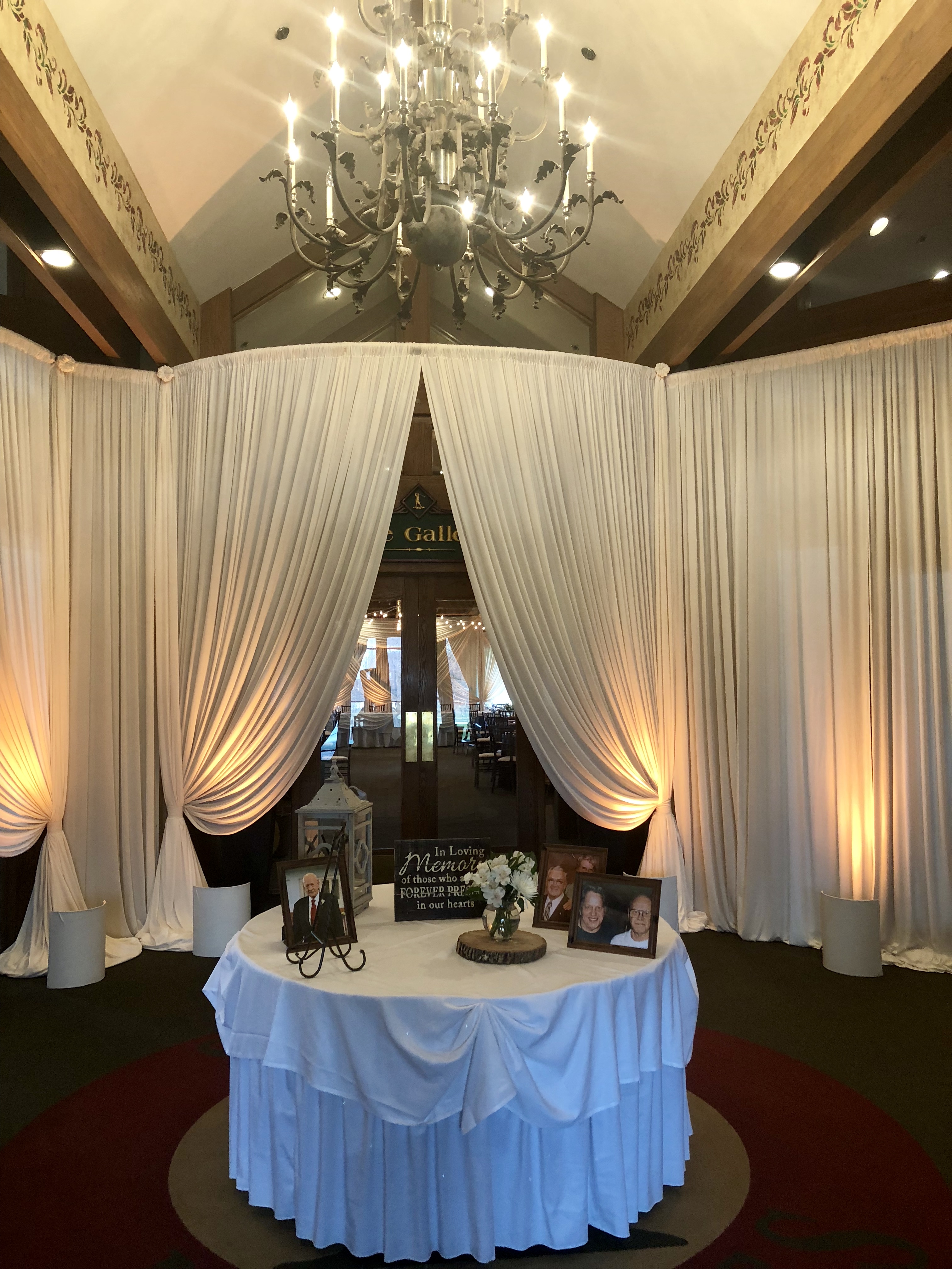 Draping in Lobby  | Wedding Gallery